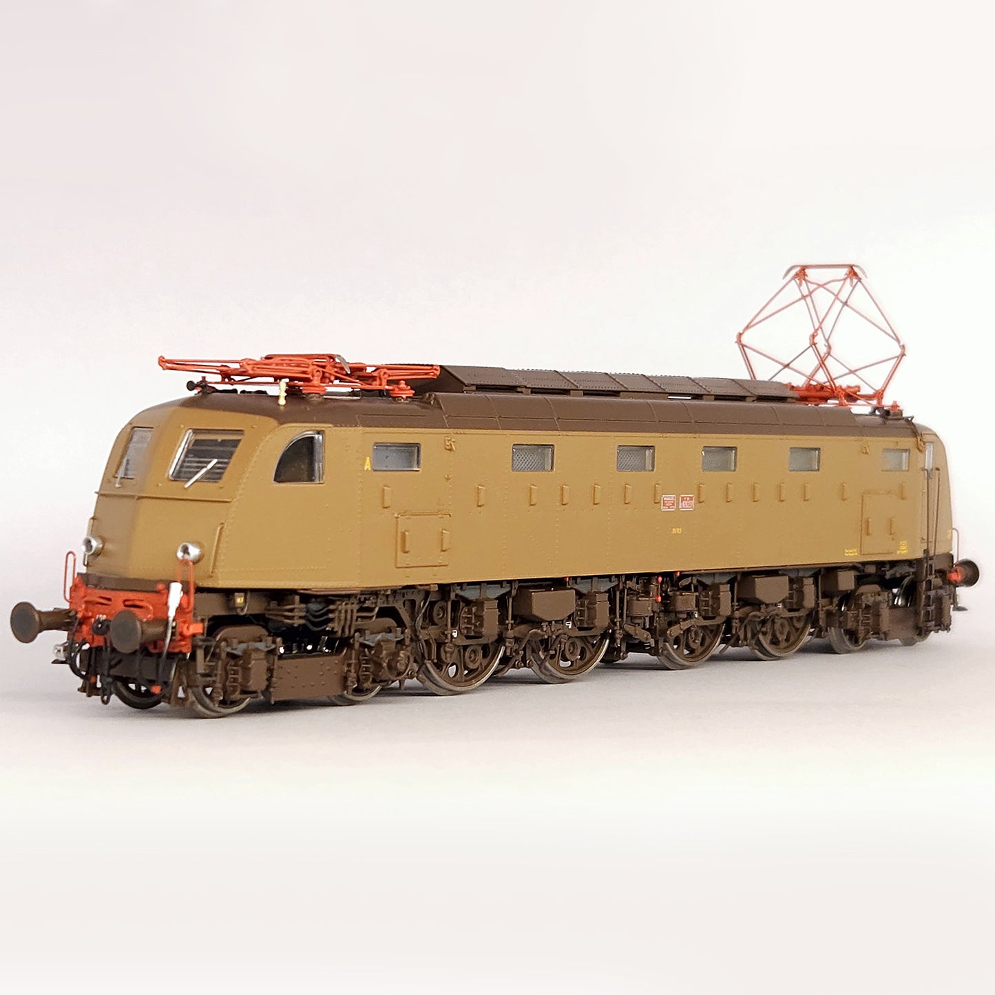 AiMX Models Locomotiva Elettrica FS E 428 237 ANSALDO – H0 1/87 AX2042S DCC Sound+ Castano Isabella Era IV Ferrovia