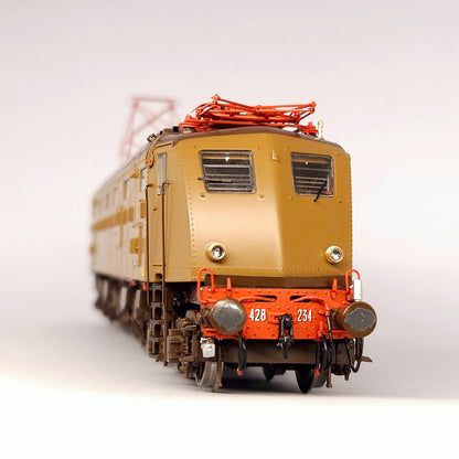 Modelli AimX Locomotiva Elettrica FS E 428 234 ANSALDO – H0 1/87 AX2041 Castano Isabella Epoca III Ferrovia 