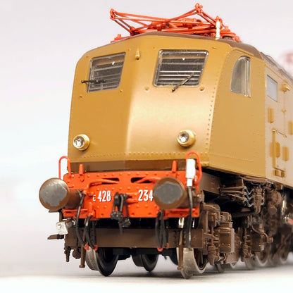 Modelli AimX Locomotiva Elettrica FS E 428 234 ANSALDO – H0 1/87 AX2041 Castano Isabella Epoca III Ferrovia 