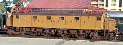 AimX Models Locomotiva Elettrica FS E 428 103 di seconda serie  Ansaldo – H0 1/87 AX2021 Castano Isabella Era IV