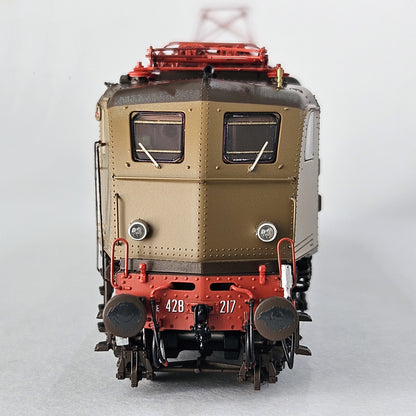 AiMX Models Locomotiva Elettrica FS E 428 217 T.I.B.B. – H0 1/87 AX2043 Castano Isabella Era IV