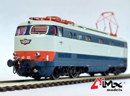 AiMX Models Locomotiva Elettrica FS E 447 023 “Tartasette”– H0 1/87 AX2057S DCC Sound+ – Era IVb-Va