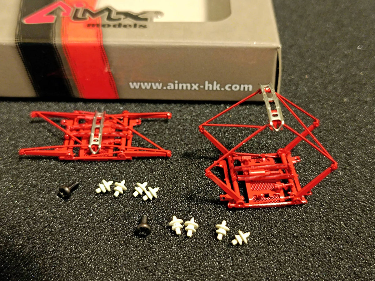 AiMX R1110 Set of two pantographs series 52 with curved skid + insulators + screws.