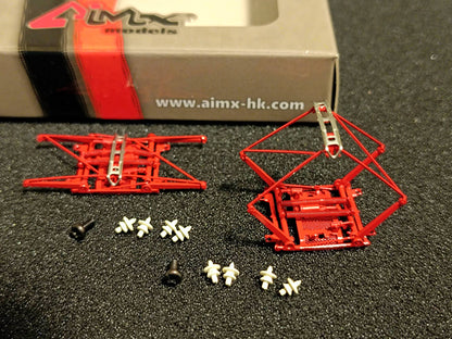 AiMX R1110 Set of two pantographs series 52 with curved skid + insulators + screws.